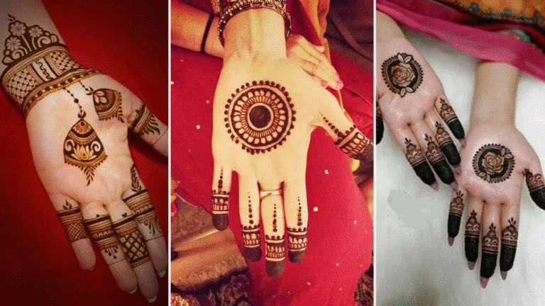 Navratri Unique Mehndi Design