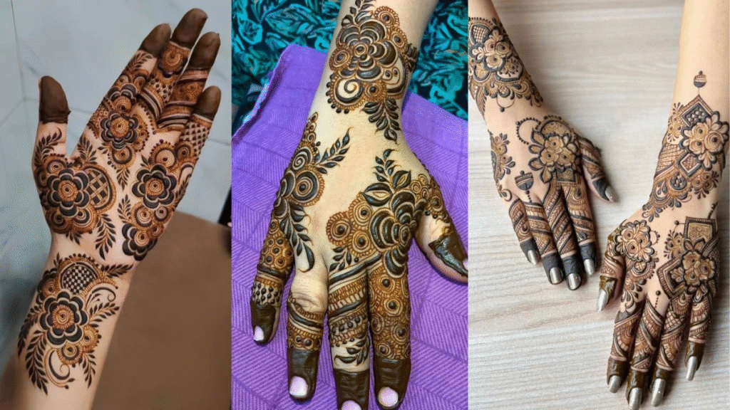 Backhand Mehndi Design