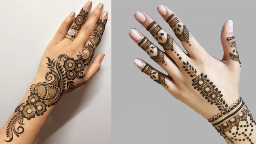 Backhand Mehndi Design