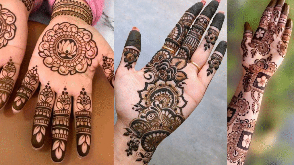 Navratri Unique Mehndi Design