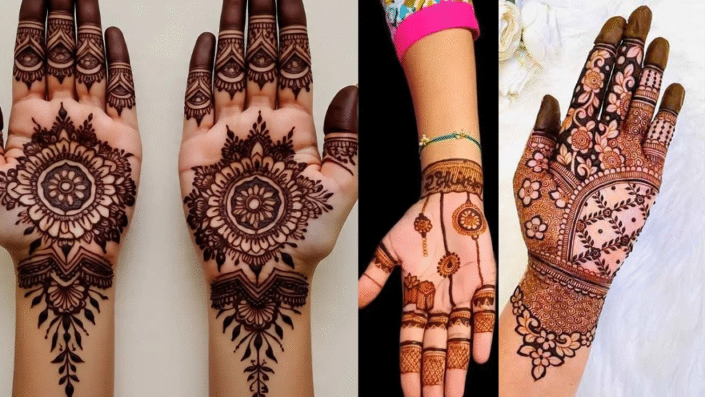 Navratri Unique Mehndi Design
