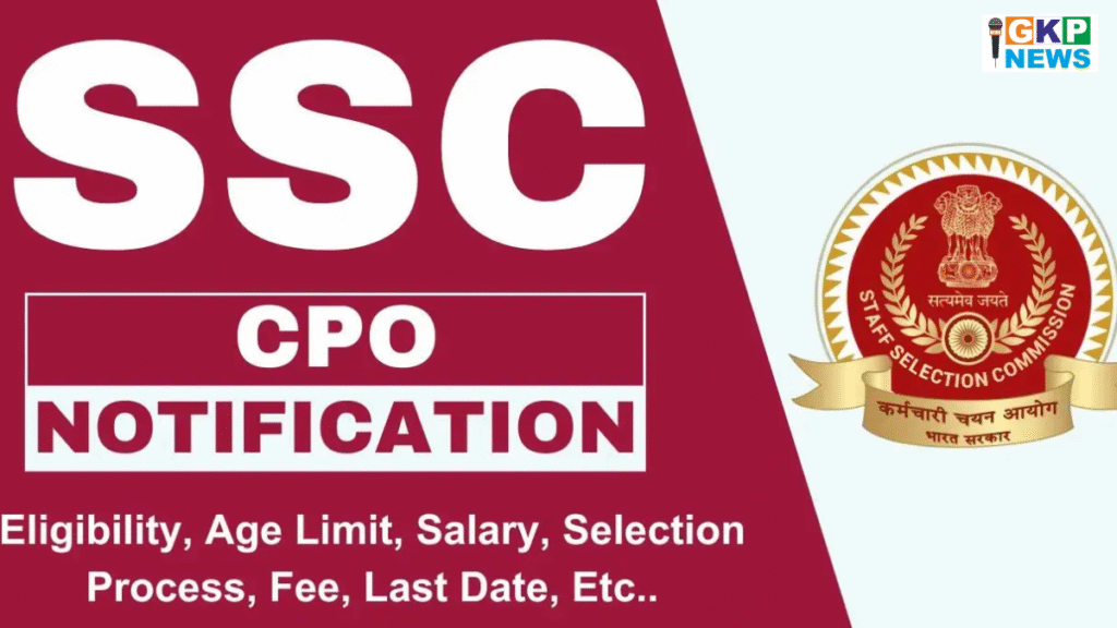 SSC CPO SI Recruitment 2025