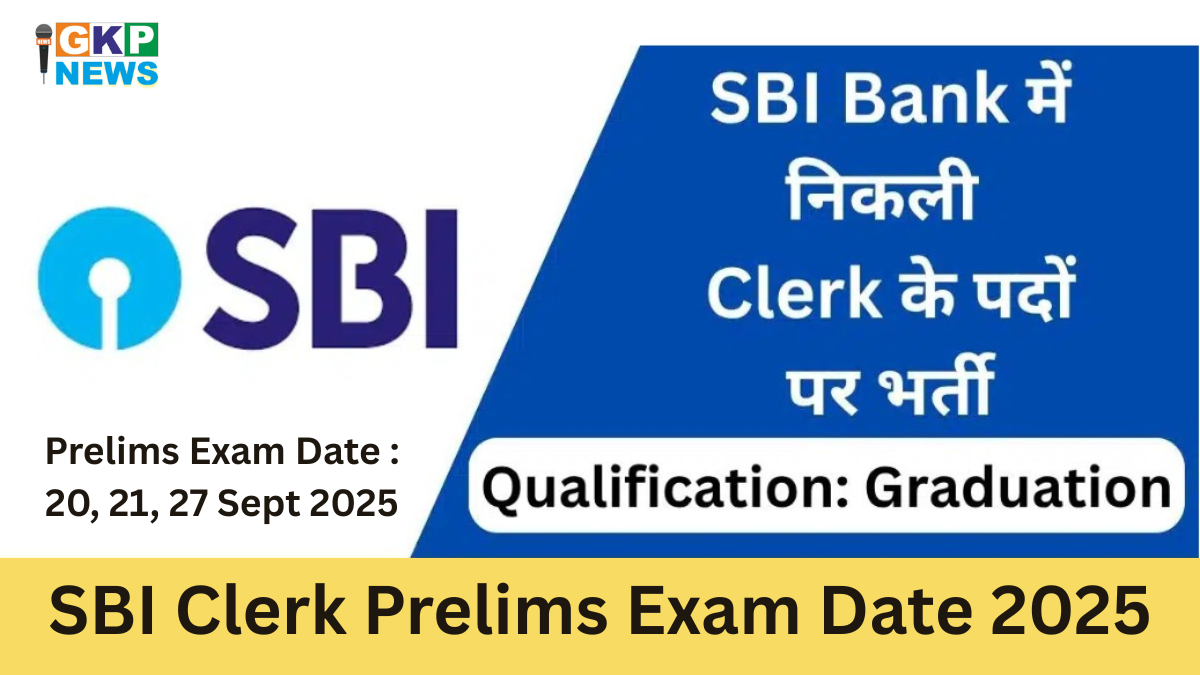 SBI Clerk Prelims Exam Date 2025