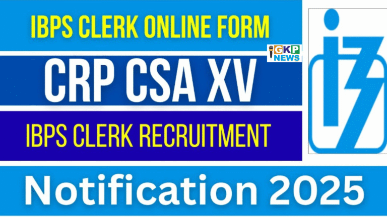IBPS Clerk 2025 Correction Window
