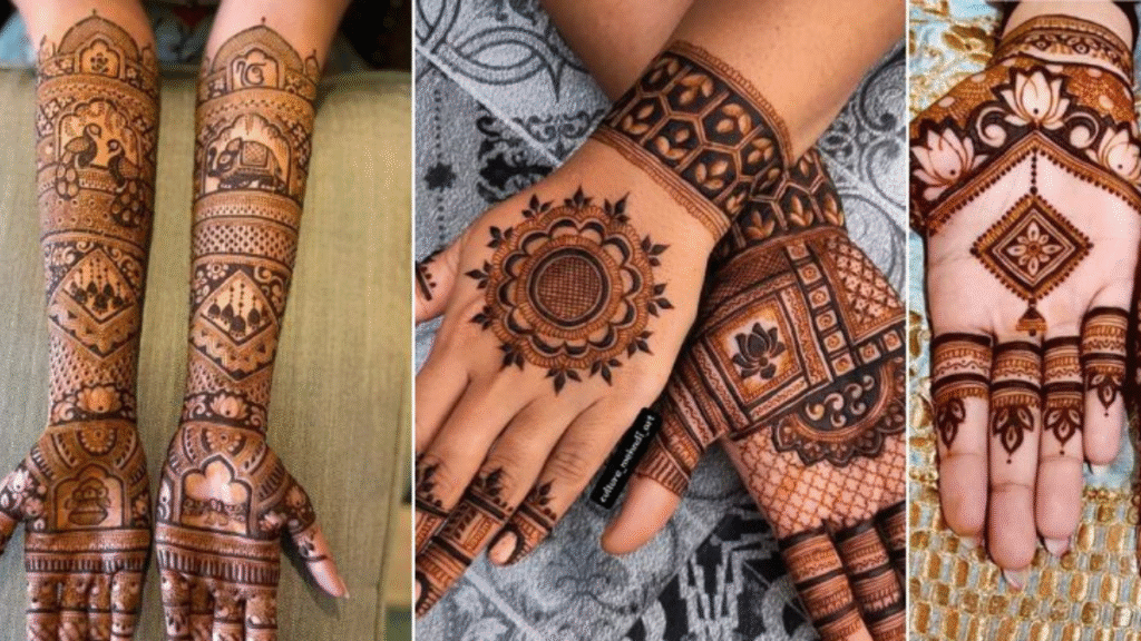 Front Hand Simple Mehndi Design