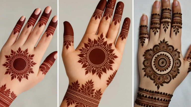New Simple Mehndi Design