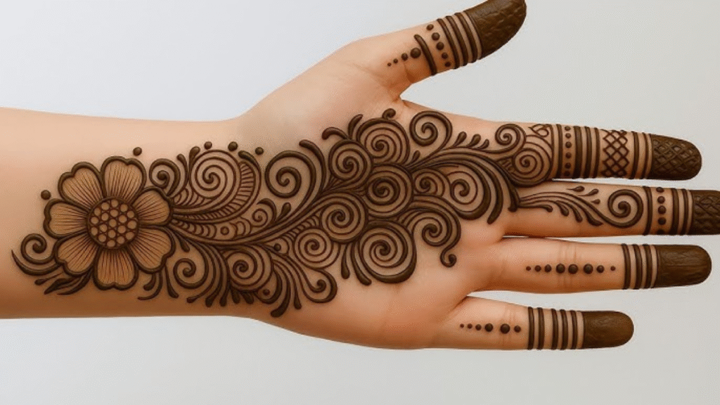 New Simple Mehndi Design