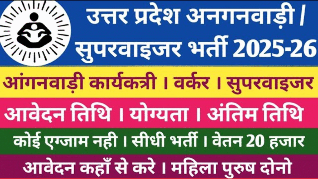 UP Anganwadi Bharti 2025