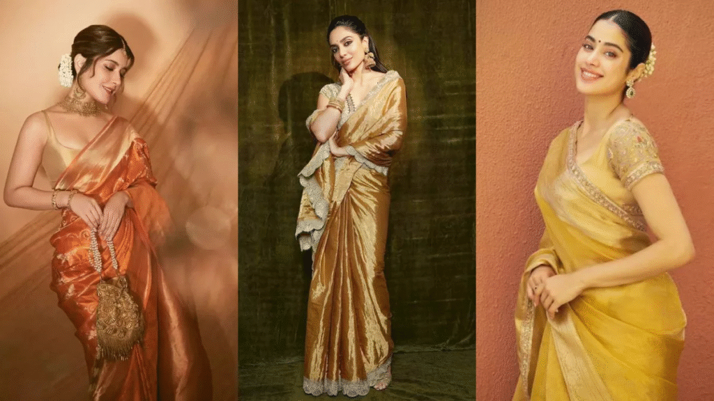 इंडियन फैशन ट्रेंडी साड़ी
