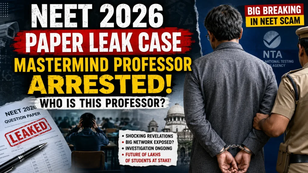 NEET 2026 Paper Leak